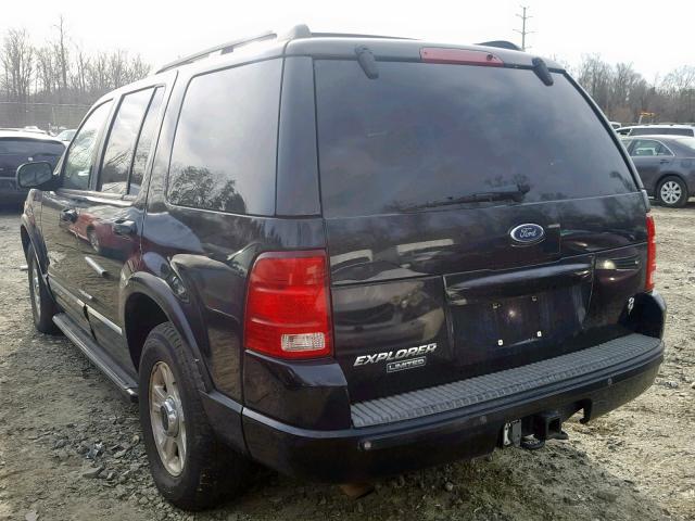 1FMZU75W72UD35622 - 2002 FORD EXPLORER L BLACK photo 3