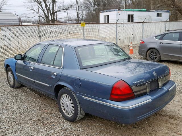 2MEFM75V87X641578 - 2007 MERCURY GRAND MARQ BLUE photo 3