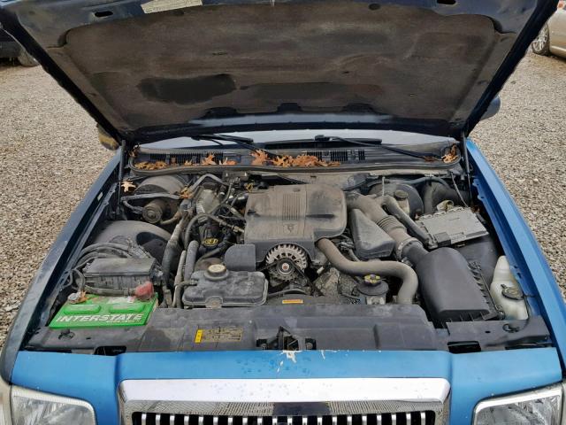 2MEFM75V87X641578 - 2007 MERCURY GRAND MARQ BLUE photo 7