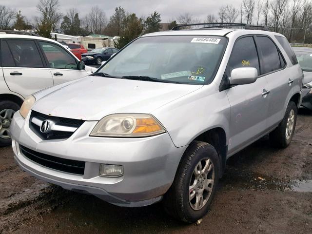 2HNYD18635H502150 - 2005 ACURA MDX TOURIN SILVER photo 2