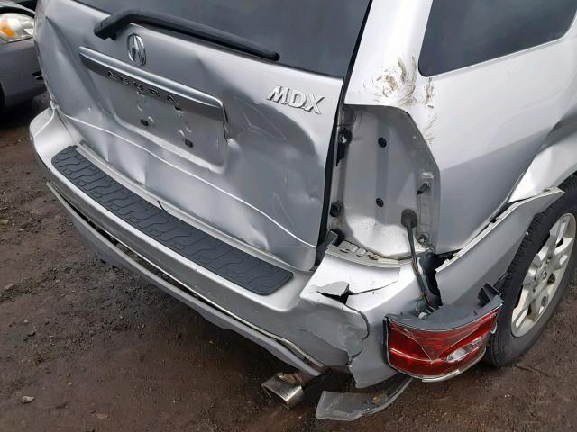 2HNYD18635H502150 - 2005 ACURA MDX TOURIN SILVER photo 9