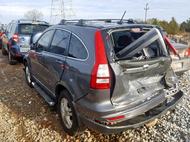 5J6RE3H74AL029667 - 2010 HONDA CR-V EXL SILVER photo 3