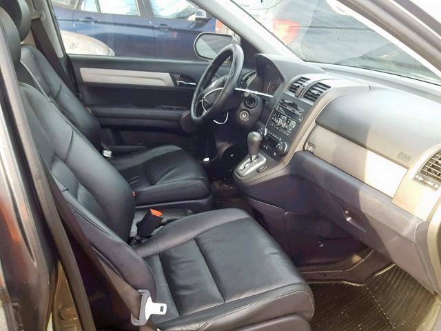 5J6RE3H74AL029667 - 2010 HONDA CR-V EXL SILVER photo 5