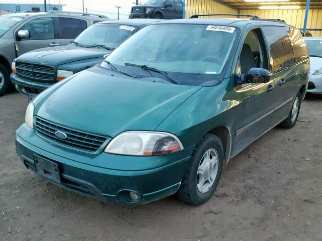 2FMZA51403BB24951 - 2003 FORD WINDSTAR L GREEN photo 2