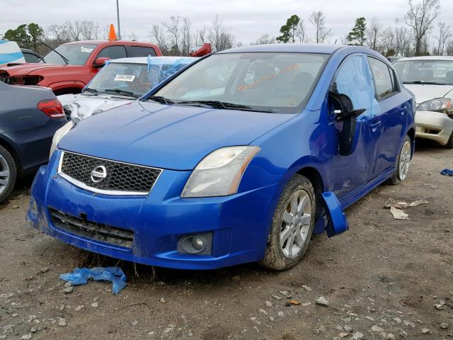 3N1AB6AP2AL633720 - 2010 NISSAN SENTRA 2.0 BLUE photo 2