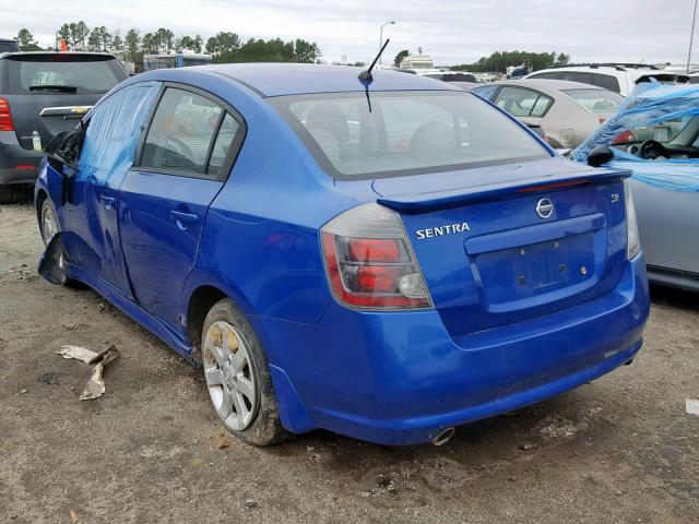 3N1AB6AP2AL633720 - 2010 NISSAN SENTRA 2.0 BLUE photo 3