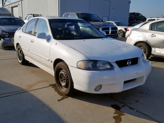 3N1AB51D43L721204 - 2003 NISSAN SENTRA SE- WHITE photo 1