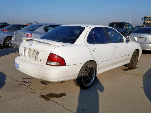 3N1AB51D43L721204 - 2003 NISSAN SENTRA SE- WHITE photo 4