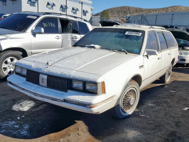 1G3AJ35E3ED410265 - 1984 OLDSMOBILE CUTLASS CI WHITE photo 2