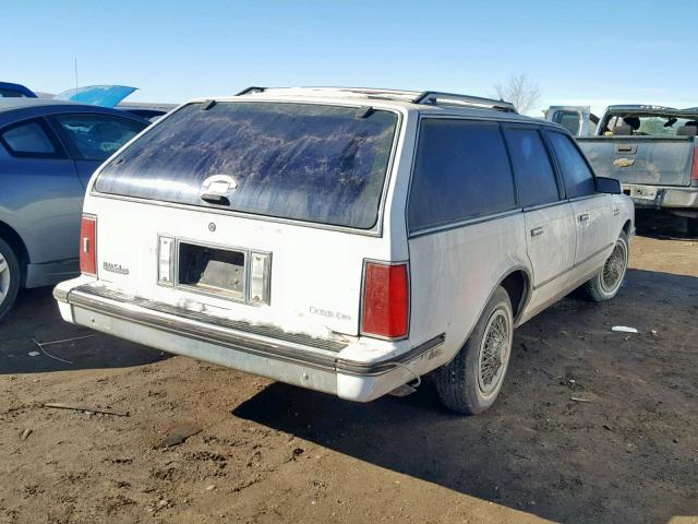 1G3AJ35E3ED410265 - 1984 OLDSMOBILE CUTLASS CI WHITE photo 4