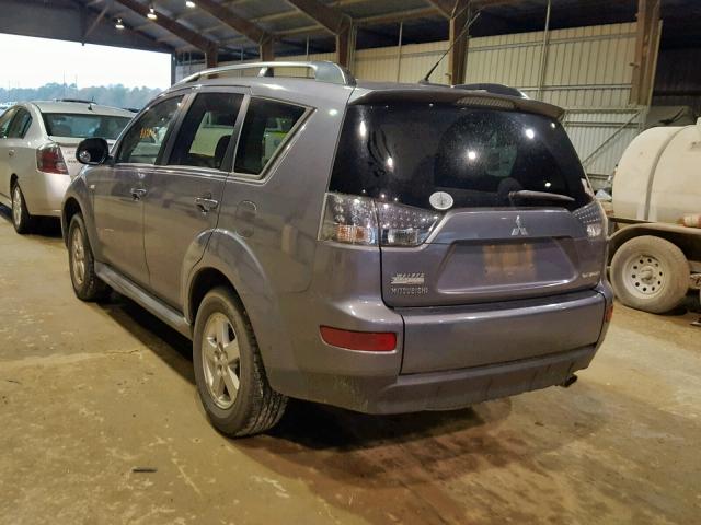 JA4LS21W79Z014292 - 2009 MITSUBISHI OUTLANDER GRAY photo 3