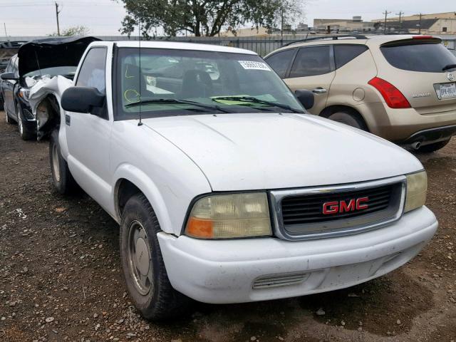 1GTCS14H838255885 - 2003 GMC SONOMA WHITE photo 1