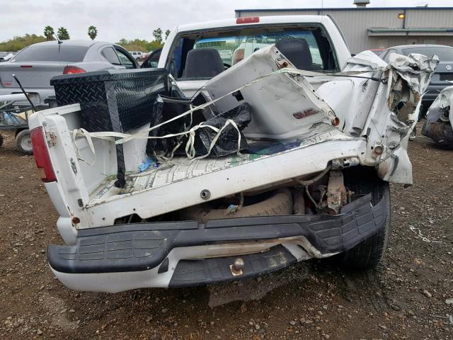 1GTCS14H838255885 - 2003 GMC SONOMA WHITE photo 6