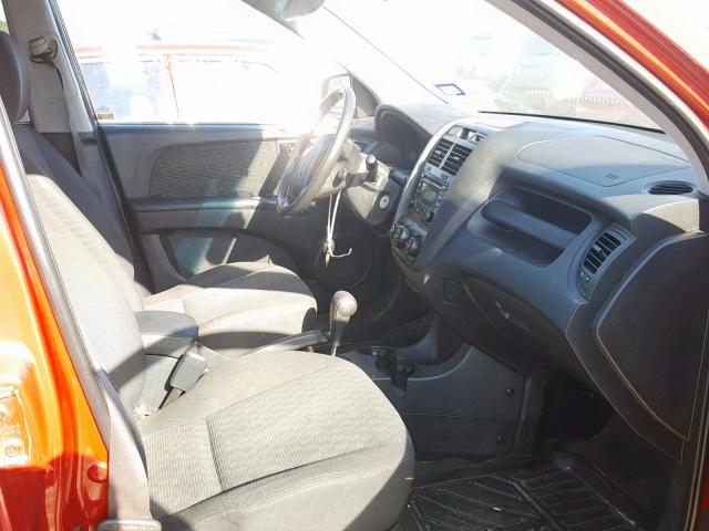 KNDJF724087458619 - 2008 KIA SPORTAGE L RED photo 5