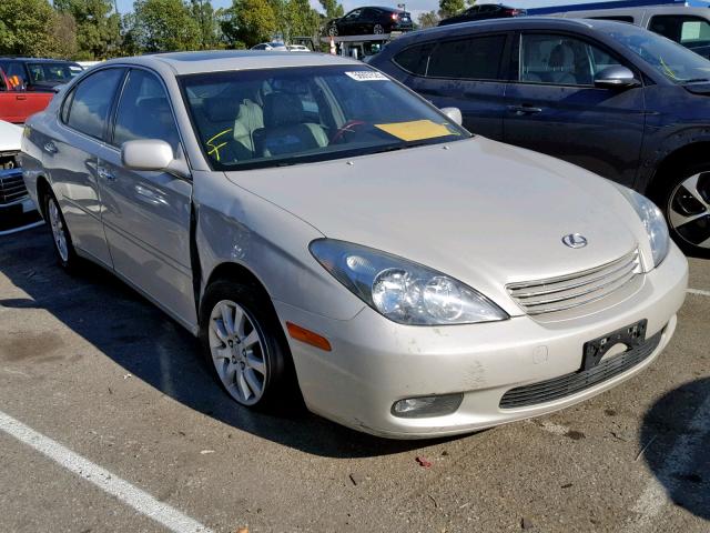 JTHBF30G130112704 - 2003 LEXUS ES 300 SILVER photo 1