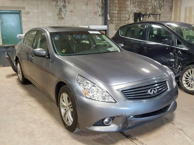 JN1CV6AR9CM675280 - 2012 INFINITI G37 GRAY photo 1