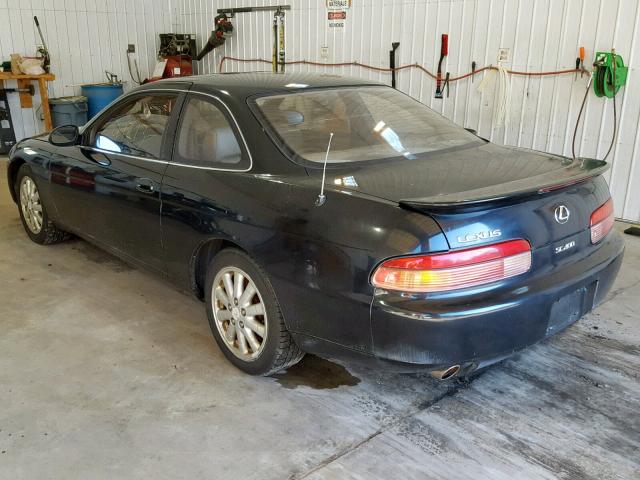 JT8UZ30C2S0042402 - 1995 LEXUS SC 400 BLACK photo 3