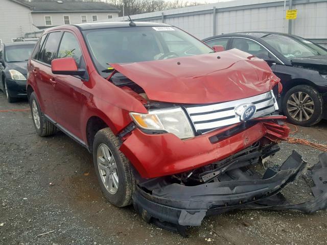 2FMDK48C08BA54910 - 2008 FORD EDGE SEL RED photo 1