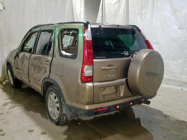 SHSRD78916U435961 - 2006 HONDA CR-V SE GOLD photo 3