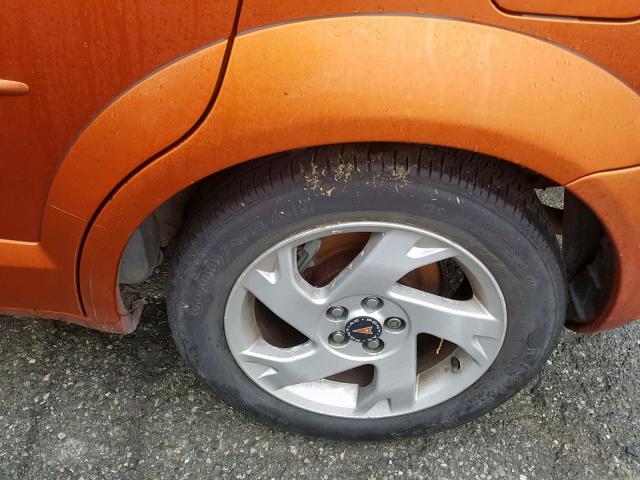 5Y2SN64L74Z402536 - 2004 PONTIAC VIBE GT ORANGE photo 9