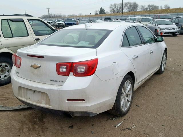 1G11F5SL7FF164481 - 2015 CHEVROLET MALIBU LTZ WHITE photo 4