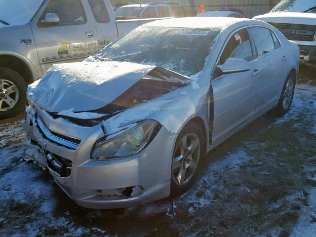 1G1ZH57B09F240835 - 2009 CHEVROLET MALIBU 1LT ვერცხლისფერი ფოტო 2