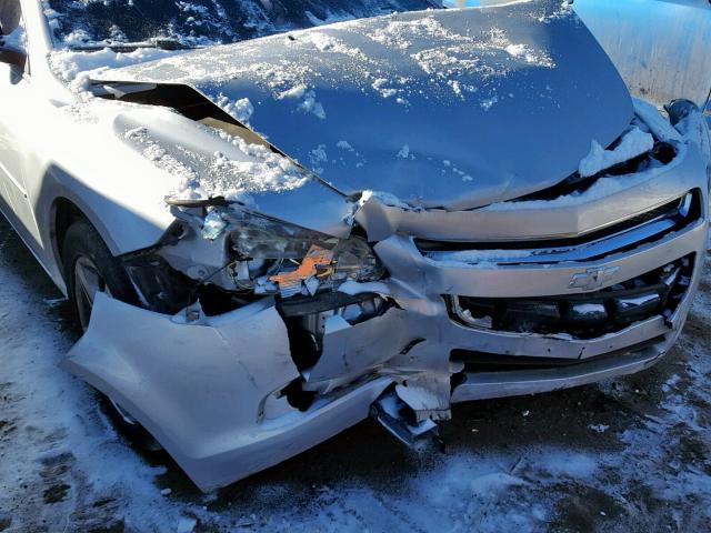 1G1ZH57B09F240835 - 2009 CHEVROLET MALIBU 1LT ვერცხლისფერი ფოტო 9