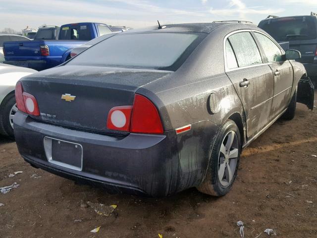 1G1ZC5E13BF256154 - 2011 CHEVROLET MALIBU 1LT GRAY photo 4