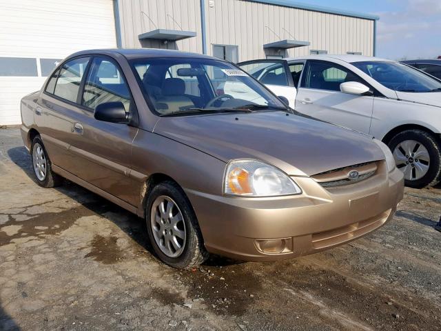 KNADC125546331227 - 2004 KIA RIO TAN photo 1