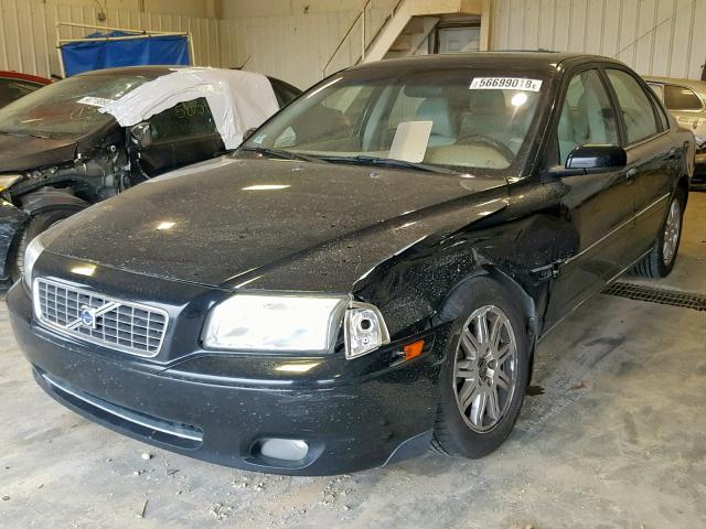 YV1TS592151411055 - 2005 VOLVO S80 2.5T BLACK photo 2