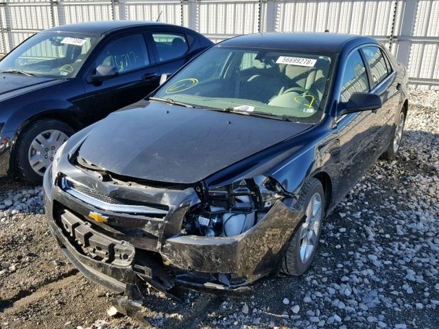 1G1ZB5E08CF322113 - 2012 CHEVROLET MALIBU LS BLACK photo 2