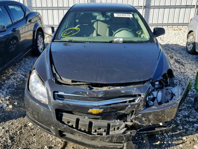 1G1ZB5E08CF322113 - 2012 CHEVROLET MALIBU LS BLACK photo 9