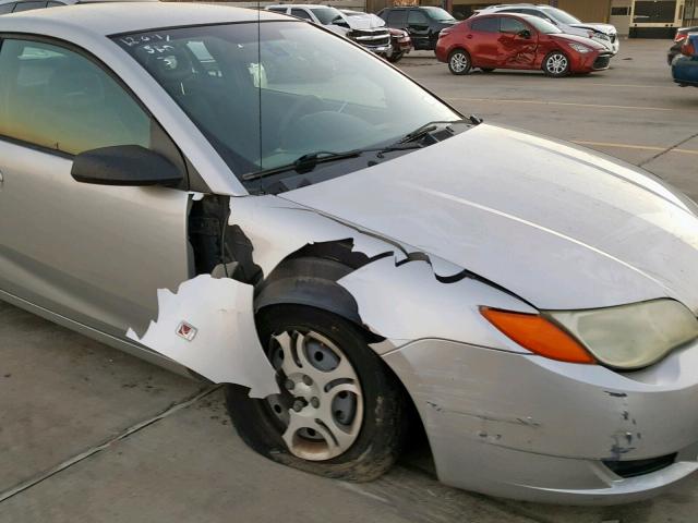 1G8AM12F63Z175377 - 2003 SATURN ION LEVEL RED photo 9