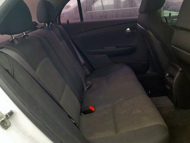 1G1ZC5EUXCF268443 - 2012 CHEVROLET MALIBU 1LT WHITE photo 6