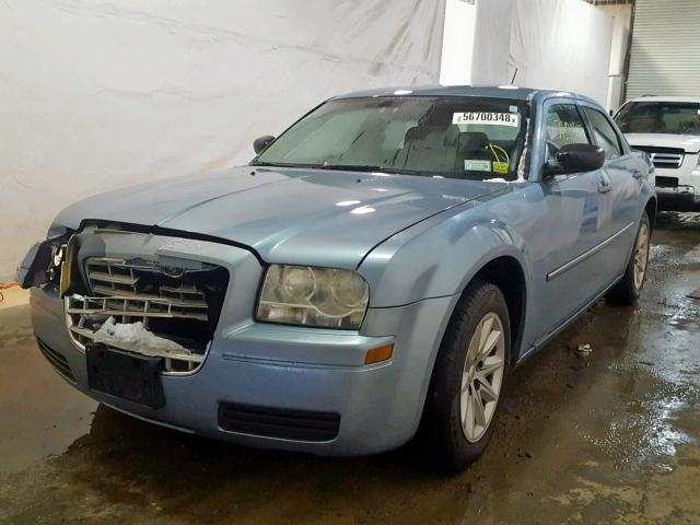 2C3KA43R38H268219 - 2008 CHRYSLER 300 LX BLUE photo 2