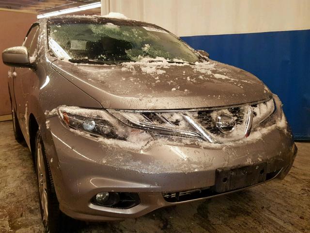 JN8AZ1FY4BW002898 - 2011 NISSAN MURANO CRO SILVER photo 1