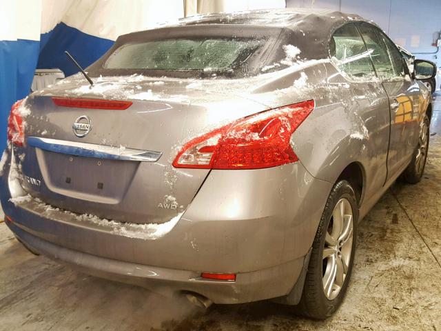 JN8AZ1FY4BW002898 - 2011 NISSAN MURANO CRO SILVER photo 4