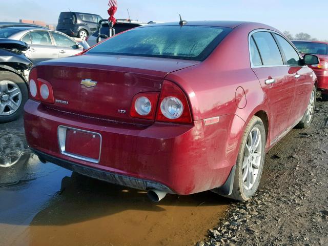 1G1ZK57758F189845 - 2008 CHEVROLET MALIBU LTZ მუქწითელი ფოტო 4