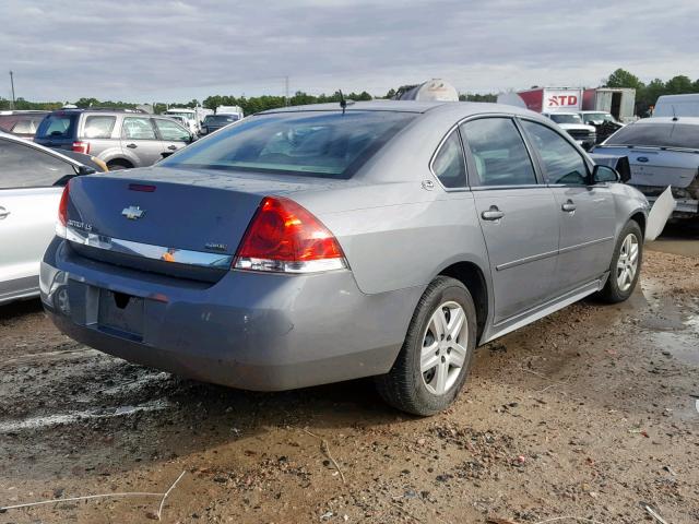 2G1WB57K491179579 - 2009 CHEVROLET IMPALA LS GRAY photo 4