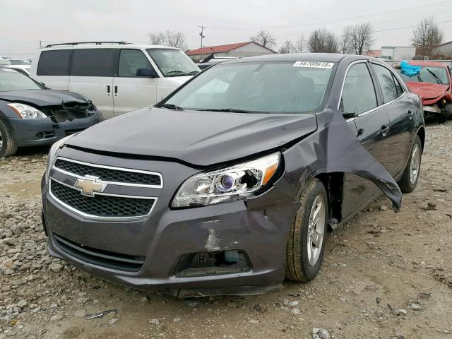 1G11C5SA6DF161205 - 2013 CHEVROLET MALIBU 1LT CHARCOAL photo 2