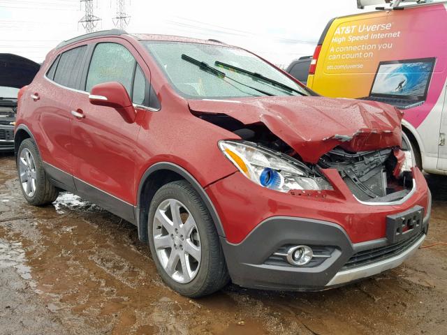 KL4CJCSB3GB692869 - 2016 BUICK ENCORE RED photo 1