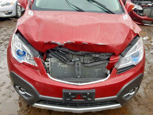 KL4CJCSB3GB692869 - 2016 BUICK ENCORE RED photo 7
