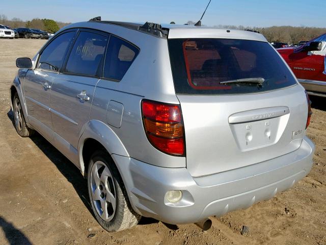 5Y2SL63885Z409368 - 2005 PONTIAC VIBE SILVER photo 3