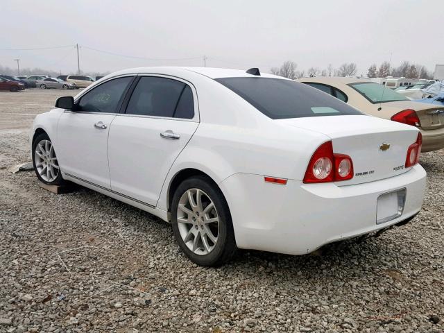 1G1ZE5EU0CF105469 - 2012 CHEVROLET MALIBU LTZ WHITE photo 3