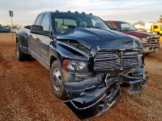 3D7MR48C55G816966 - 2005 DODGE RAM 3500 S BLACK photo 1