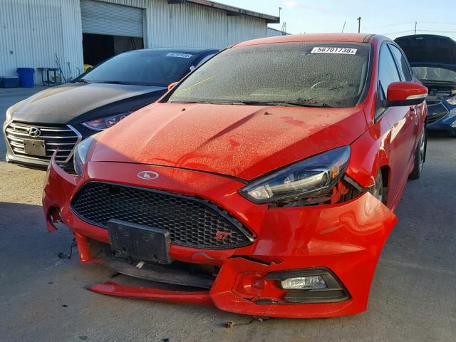 1FADP3L94GL310417 - 2016 FORD FOCUS ST RED photo 2