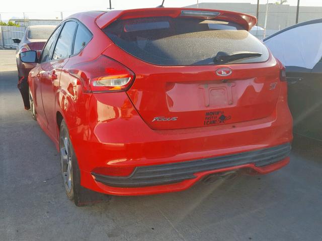 1FADP3L94GL310417 - 2016 FORD FOCUS ST RED photo 3