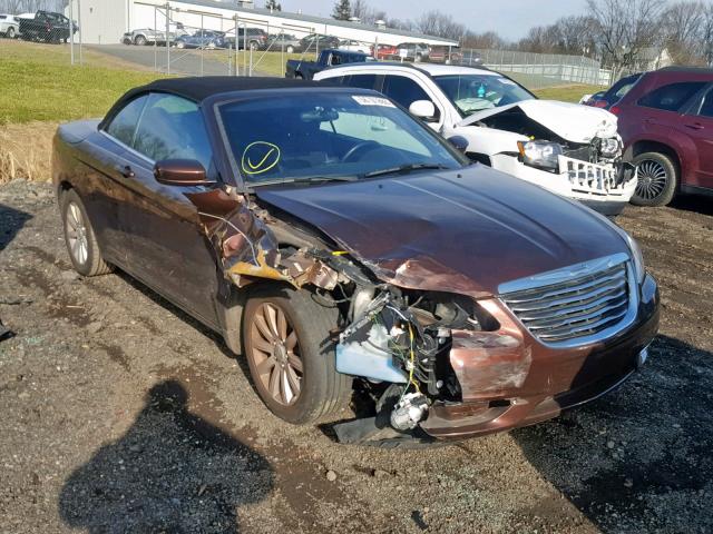 1C3BCBEB5DN526627 - 2013 CHRYSLER 200 TOURIN BROWN photo 1