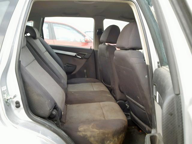 KL1TD6DE4AB131343 - 2010 CHEVROLET AVEO LS SILVER photo 6