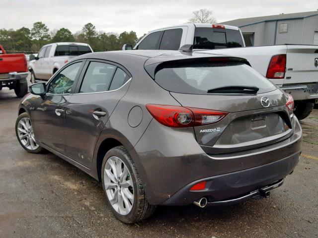 JM1BM1L34F1220169 - 2015 MAZDA 3 TOURING GRAY photo 3